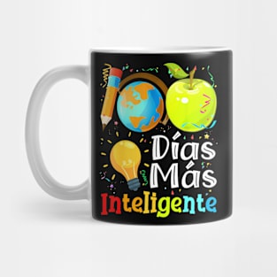 100 Dias Mas Inteligente Spanish Teacher 100Th Day School Mug